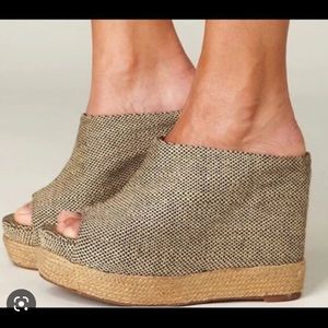 Jeffrey Campbell jute wedges
